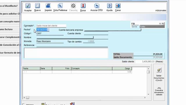 Saldos iniciales - ¿Cómo generar un REP a una factura NO hecha en el sistema? смотреть онлайн