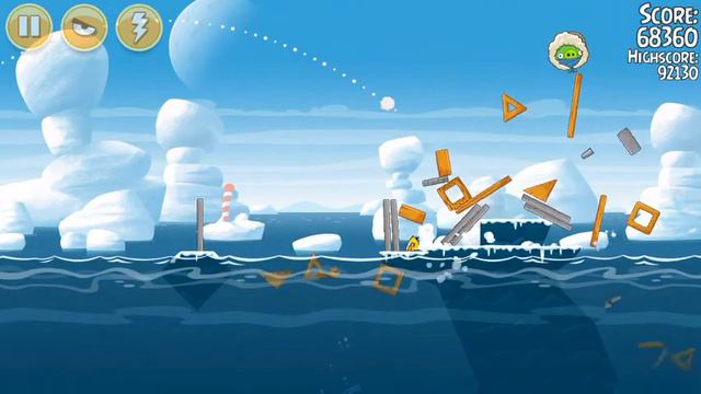 Angry Birds Seasons - 1-11 - Arctic Eggspedition - 3 Stars - Walkthrough смотреть онлайн