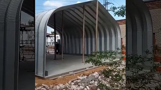 Возводиться ангар модель Р30-15 02 смотреть онлайн