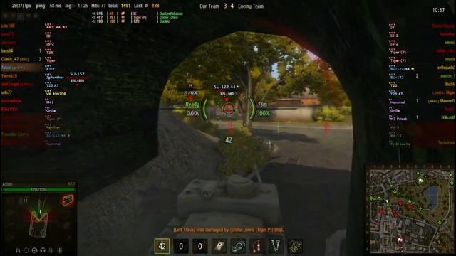 World of Tanks 0.8.4 on AT-7 with Aslain's Icon Contour Mod v2.6.4 смотреть онлайн
