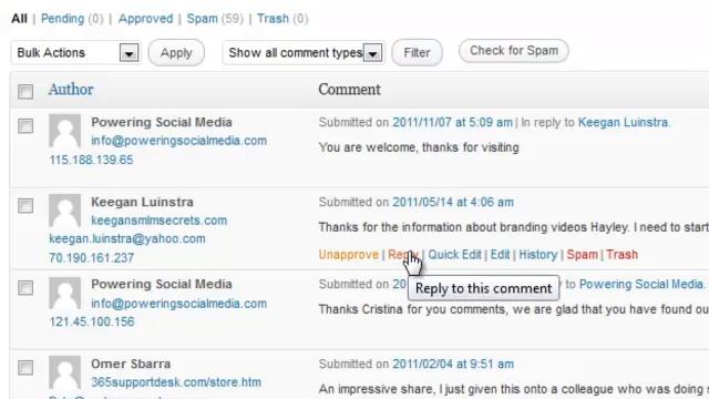 How To Approve Comments On Your Wordpress Blog or Website смотреть онлайн