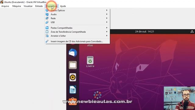 Ubuntu - Como instalar os adicionais de convidado do VirtualBox no Ubuntu | Drivers linux na VM смотреть онлайн