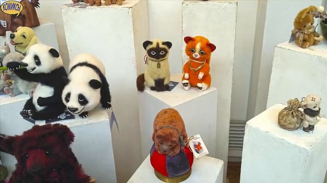 Мишки Тедди. Выставка. смотреть онлайн