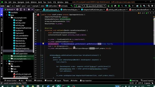 Sistem Pemesanan Makanan Pada Restoran Berbasis Android Studio смотреть онлайн
