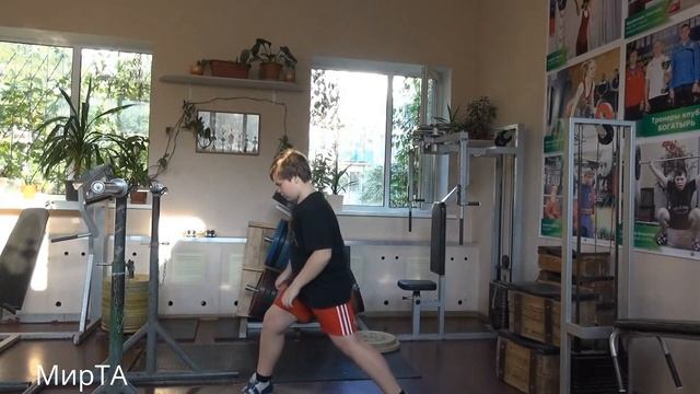 Weightlifting. 09.08.2014.Тraining-School Of Olympic Reserve City Vidnoe.