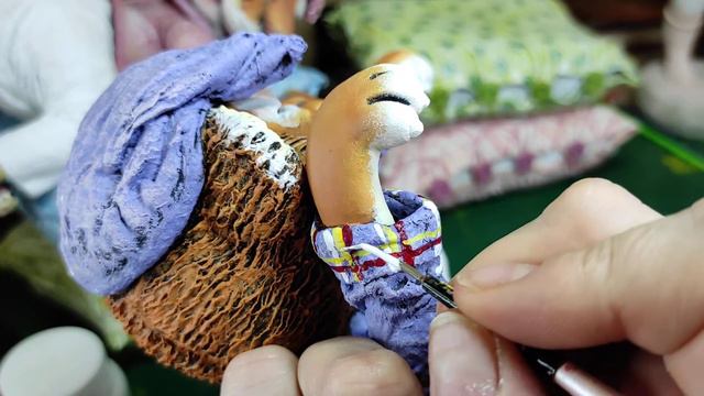 Мастер класс Тигренок. Работа с краской. Детали. Урок номер 29. смотреть онлайн