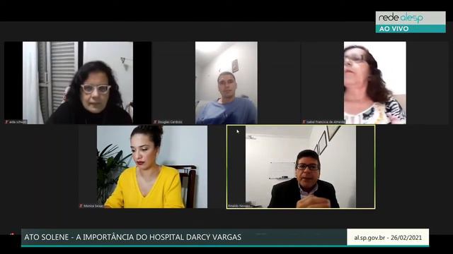 Ato Solene - A importância do Hospital Darcy Vargas -27/02/2021 смотреть онлайн