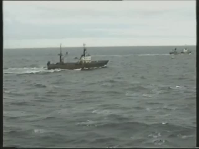 Рыбалка в море на Супер Траулере. Подъем трала.