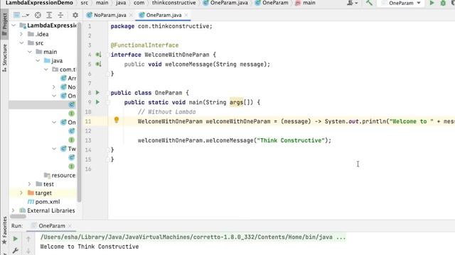 Java Lambda Expressions Tutorial with Demonstration | Java Key Interview Question | Java 8 смотреть онлайн