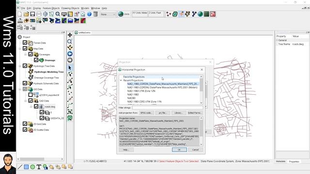 10-WMS | Cad file Import and Setting the Projection(EPSG-code) смотреть онлайн