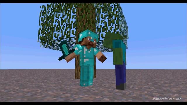 Monster School: Herobrine teaches close combat #1 (minecraft animation) смотреть онлайн