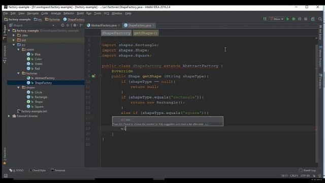 How to implement Abstract Factory design pattern in Java byVY смотреть онлайн