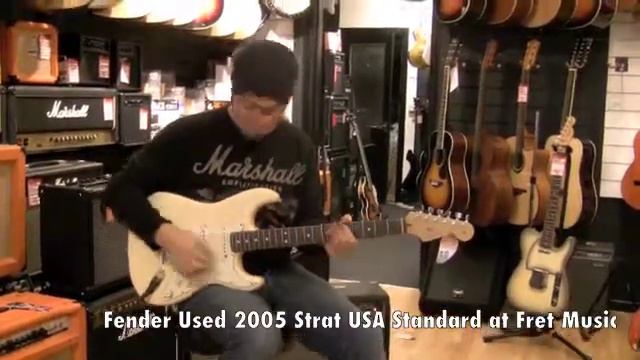 Fender Used 2005 Strat USA Electric Guitar смотреть онлайн