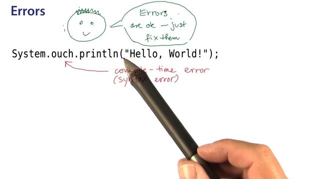 Errors - Intro to Java Programming смотреть онлайн