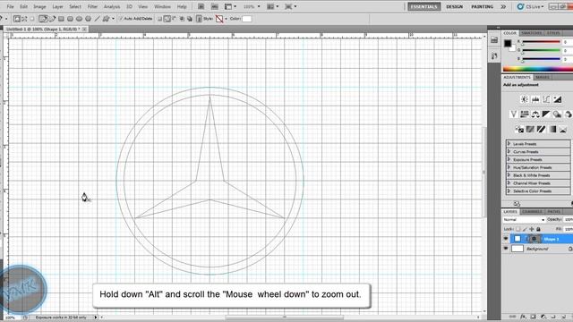 Mercedes Benz Logo - Adobe Photoshop CS5 Extended смотреть онлайн