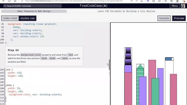 Learn CSS Variables by Building a City Skyline (Part 3) смотреть онлайн