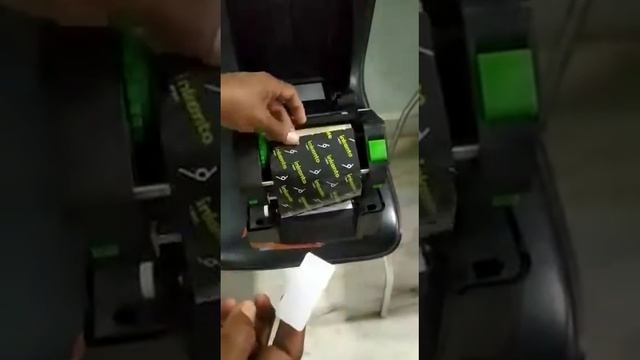 TSC TE210 Label and Ribbon loading смотреть онлайн