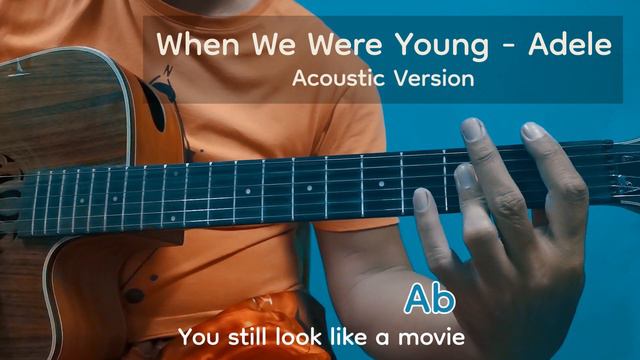 When We Were Young by Adele with Acoustic Guitar Chords (Play and Sing Along) | PlayVoice смотреть онлайн