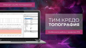 Отвечает техподдержка КРЕДО. Особенности работы с профилем Линейного Тематического Объекта