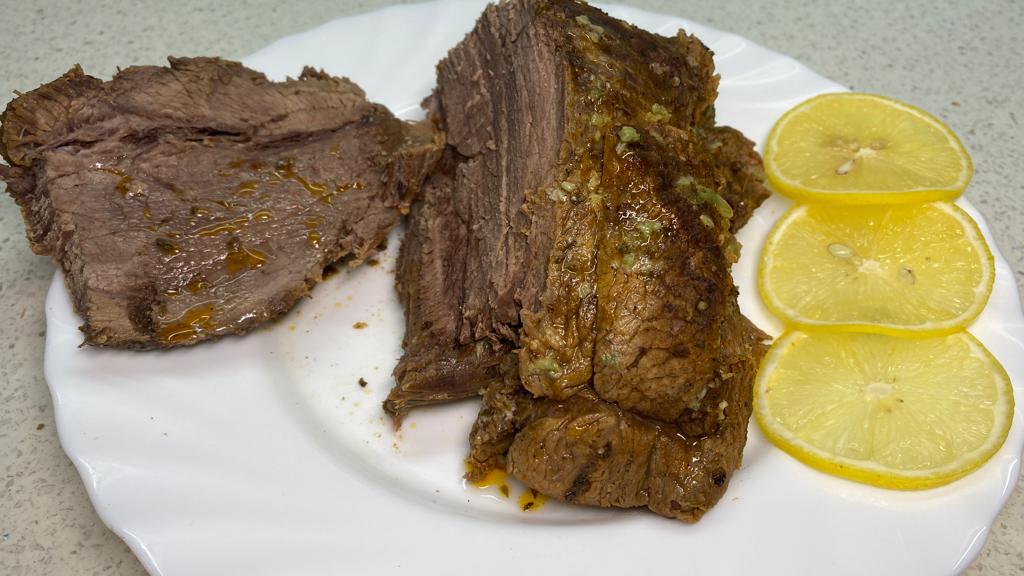 Лосятина, запечённая в духовке. смотреть онлайн