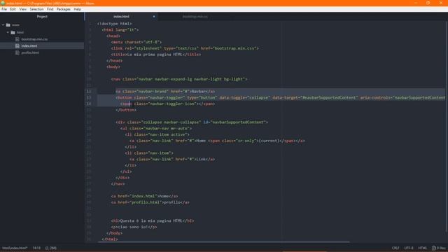 Pro Web | Bootstrap 4 personalizzazione menu смотреть онлайн