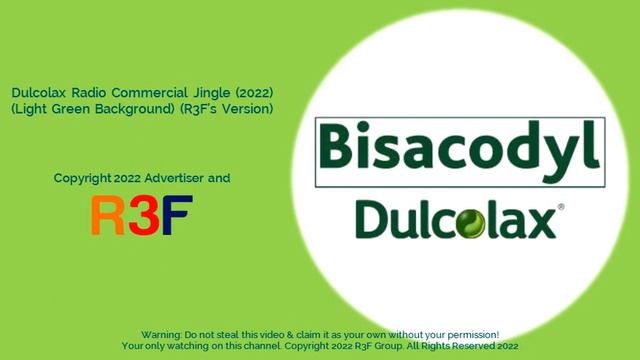 Dulcolax Radio Commercial Jingle (2022) (R3F's Version) смотреть онлайн