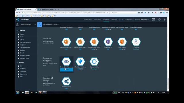 Bluemix - Introduction et lancement d'une application Node + Cloudant DB смотреть онлайн