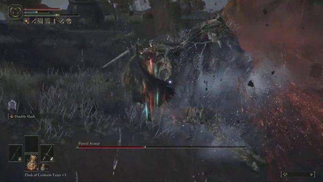 ELDEN RING - Rune level 1 Erdtree Avatar in Caelid, Flamberge run melee solo смотреть онлайн