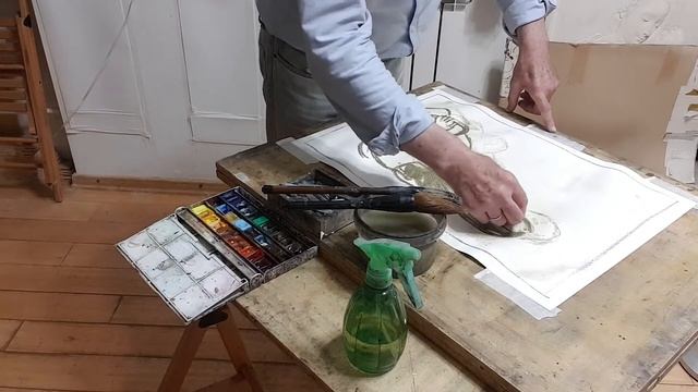 МИХАИЛ БАБЕНКОВ. ПОРТРЕТ В СМЕШАННОЙ ТЕХИКЕ. ВТОРОЙ смотреть онлайн