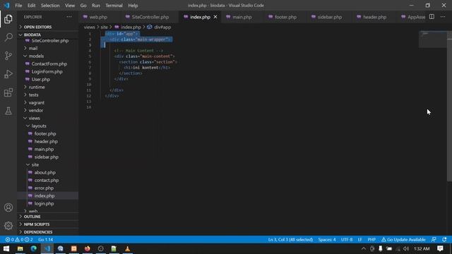 3 Integrasi Bootstrap Stisla Dengan Yii2 Part 3 смотреть онлайн