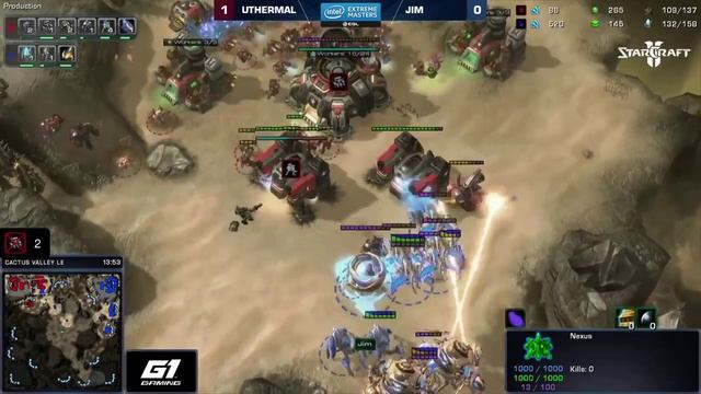 StarCraft 2 uThermal vs Jim IEM смотреть онлайн