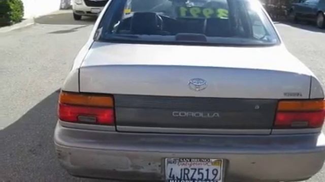 1993 Toyota Corolla San Bruno CA смотреть онлайн