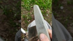 Как заточить тяпку без наждака.