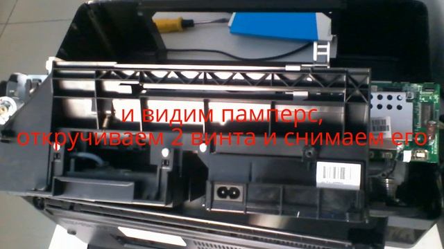 как почистить памперс на принтере Epson смотреть онлайн