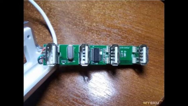 Бюджетный 4-портовый USB 2.0 HUB для ноутбука | #Обзор