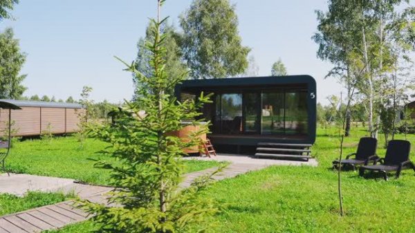 Обзор коттеджа модом с 1 спальней