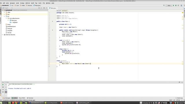 Урок по Java 57: Inner Classes - Внутренние классы смотреть онлайн
