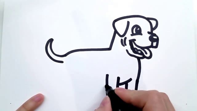 How to draw a Rottweiler - easy drawing for beginners смотреть онлайн