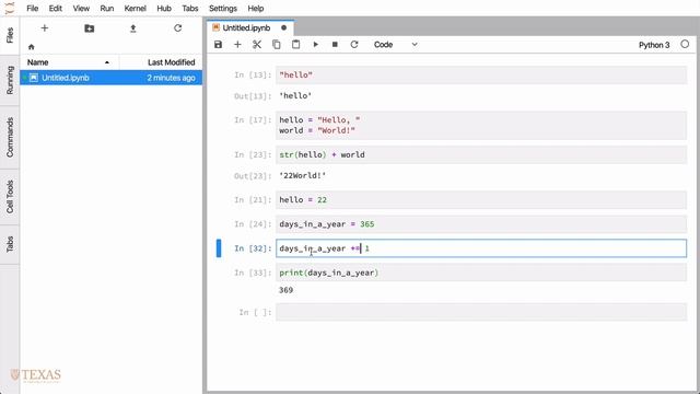 Introduction to Python: Variables and Basic Data Types смотреть онлайн