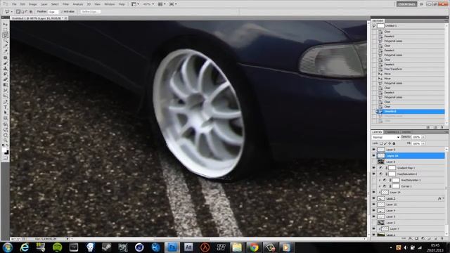 Speed Art #2 || Audi Tuning || Photoshop смотреть онлайн