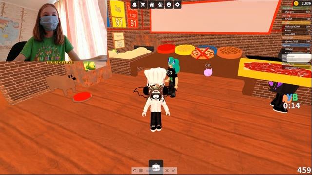 СТАЛИ РАБОТНИКАМИ ПИЦЦЕРИИ НА 24 ЧАСА!Roblox Работай в пиццерии! смотреть онлайн