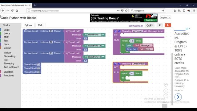 Easy Python tutorial Multi-threading смотреть онлайн
