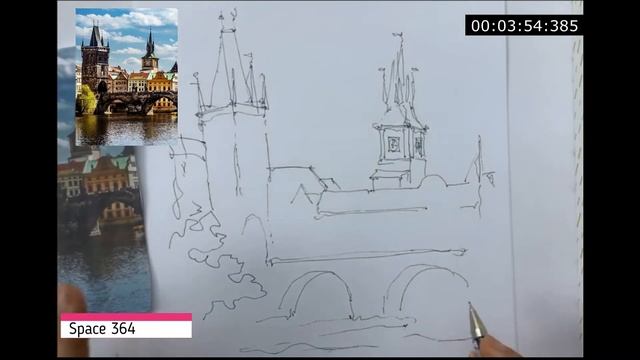 Рисуем Прагу за 10 минут смотреть онлайн
