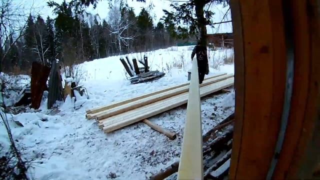 ПОЭТАПНОЕ СТРОИТЕЛЬСТВО БАНИ "МОБАНЯ" серия №2 монтаж обвязки по винтовым сваям смотреть онлайн