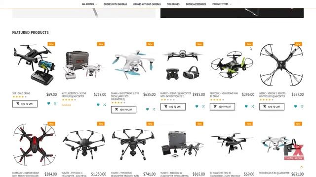FlyCross - Drones Store Magento Theme TMT Lemoine Ptolemy смотреть онлайн