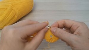 Платье спицами для шарнирной куклы 16 см баболи