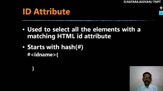 Class and ID Attribute Selector смотреть онлайн