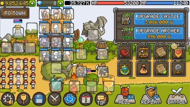 Grow Castle #3 Best Leader [ SKELETON KING ] смотреть онлайн