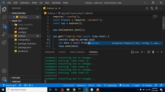 Node JS in Hindi #43 Search API with multiple filed смотреть онлайн