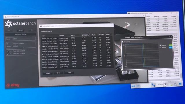NVIDIA TESLA K80. Есть ли еще порох в пороховницах? Octane benchmark, LuxMark. смотреть онлайн